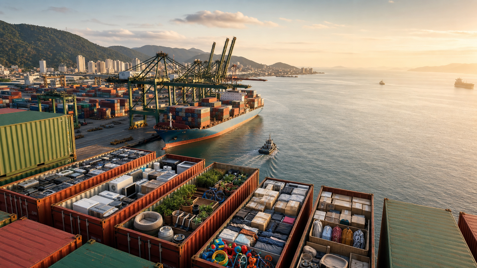 Porto de Santos e a infraestrutura logística brasileira